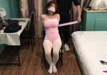 高校联盟紧缚绳艺新作品之辛一油亮白咝麻袋包裹！本作品可在线看！